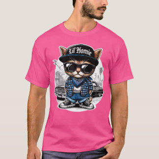 Lil Homie Cute Lowrider Chicano Art Kusten Hip T Shirt