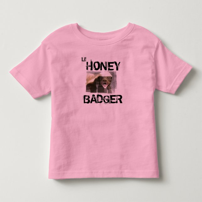 Lil HONEY BADGERskjorta Tee Shirt (Framsida)