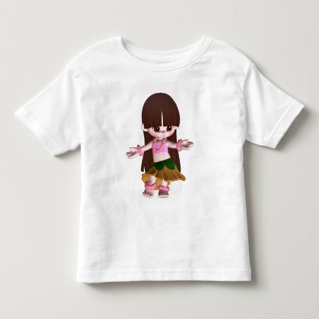 Lil Hula Girl Tee 02 Shirt (Framsida)