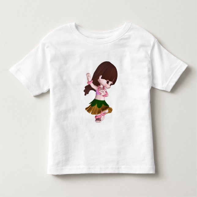 Lil Hula Girl Tee 03 (Framsida)