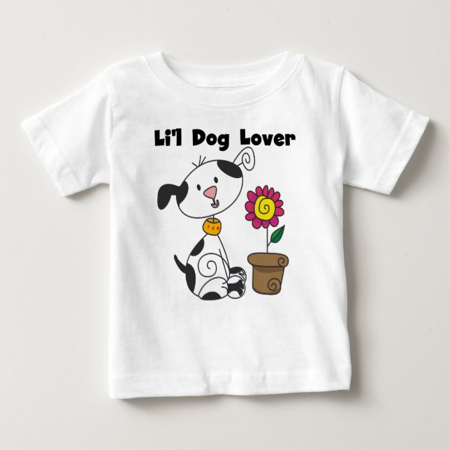 Li'l Hund älskare T-shirt (Framsida)