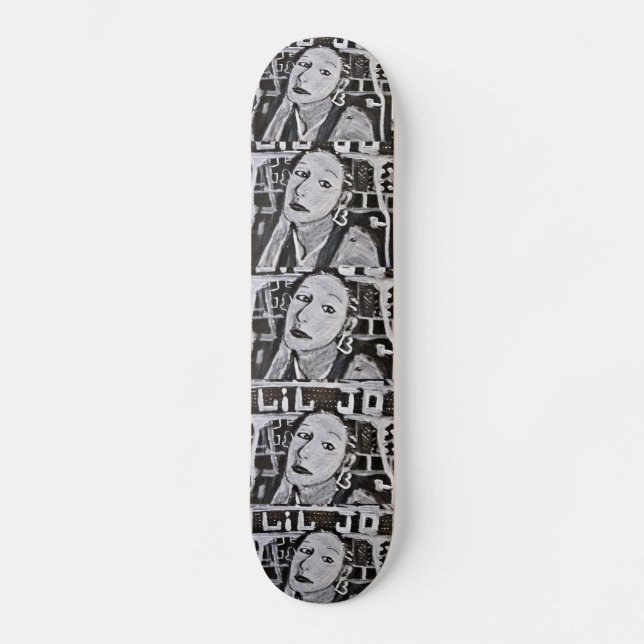 LIL JO MINI SKATEBOARD BRÄDA 18,7 CM (Framsida)