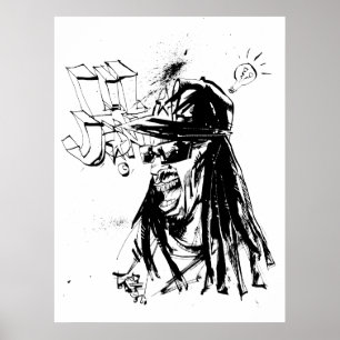 Lil Jon "Collaboration by Jim Mahfood and Lil Jon" Poster
