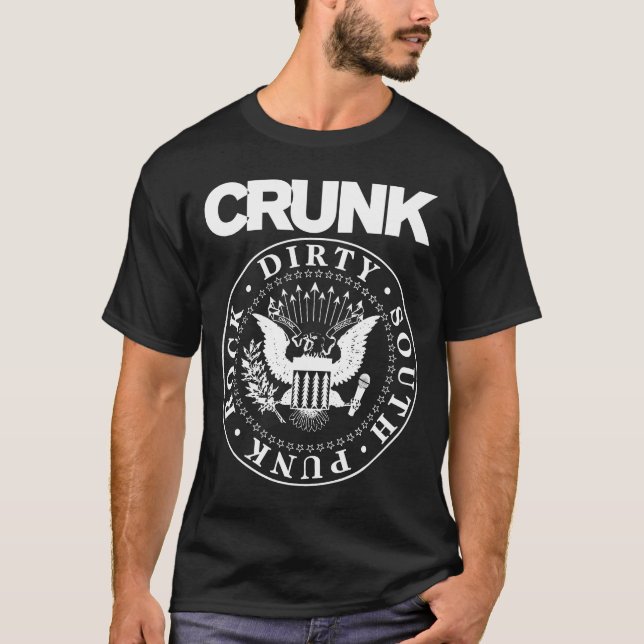Lil Jon "Crunk är inte den döda" svarten Tee Shirt (Framsida)