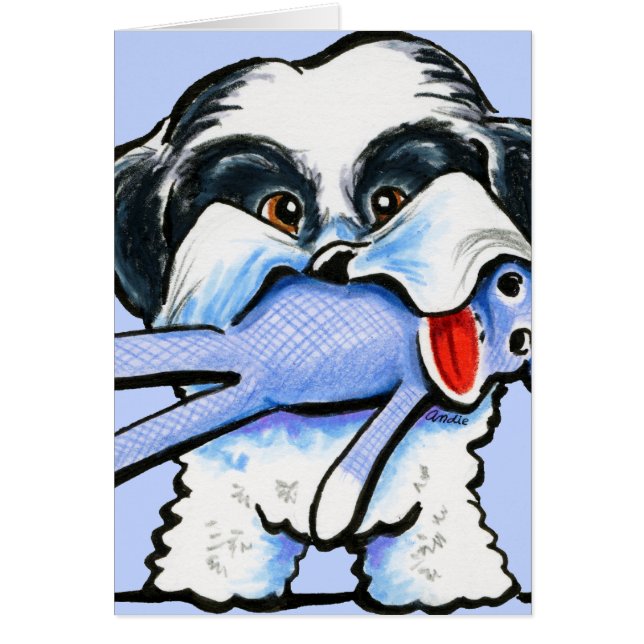 Lil Kärlek Monkey Hälsningskort (Framsidan)