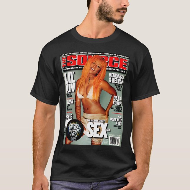 Lil Kim Cover Classic T-Shirt (Framsida)