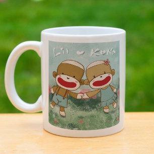 Lil & Kona Holiding Händer Kaffemugg