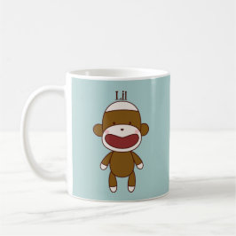 Lil & Kona Sock monkey Kaffemugg