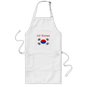 Lil koreanförkläde långt förkläde