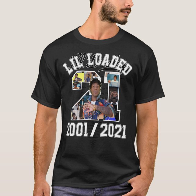 Lil-laddad, återföringslila inläst   t shirt (Framsida)