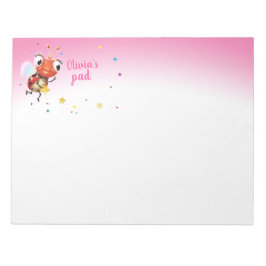 Lil Ladybug rosa anpassningsbar anteckningsblock