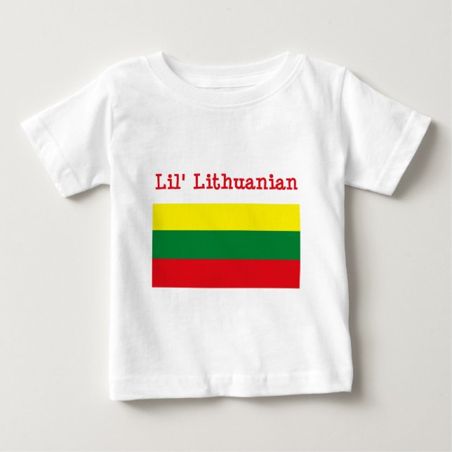 Lil litauisk T-tröja Tee (Framsida)
