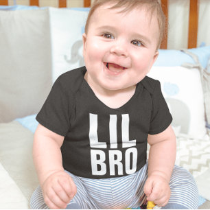 LIL LITEN BRO BROR BABY ETTDELST-SHIRTAR T SHIRT