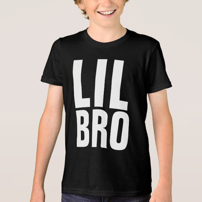 LIL LITTLE BRO BROTHER T-SHIRTS (Framsida)