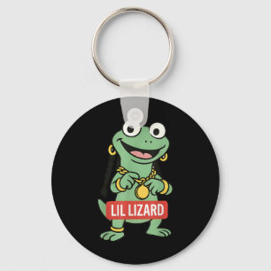 Lil Lizard Funny Lizard Trending Meme Nyckelring