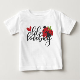 LIL LOVEBUG MED BLACK OCH RED LADYBUG T SHIRT