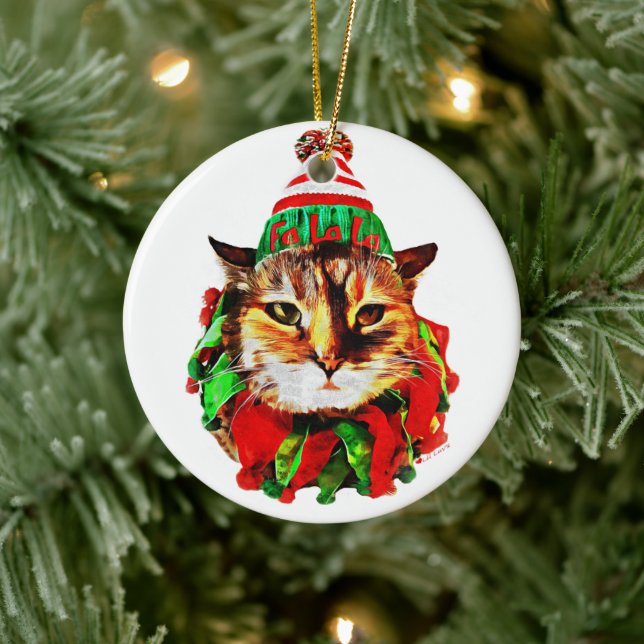 Lil Luv's Round Ceramic Ornament (Träd)