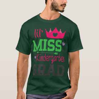 Lil Miss Kindergarten Grad förra dagen i School Se T Shirt