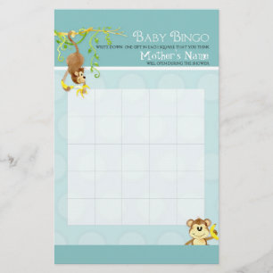 Lil Monkey, Pojke Shower Bingo n Scramble Game