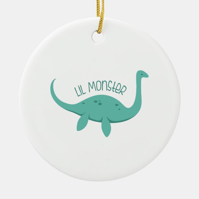Lil Monster Julgransprydnad Keramik (Framsidan)