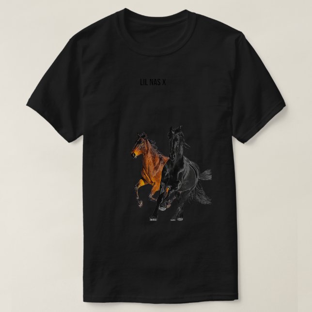 Lil Nas X Officiell Old Town Road  T Shirt (Design framsida)