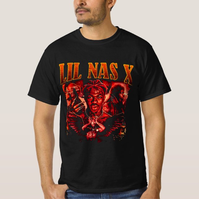 " Lil Nas X ringer mig efter ditt namn som trender T Shirt (Framsida)