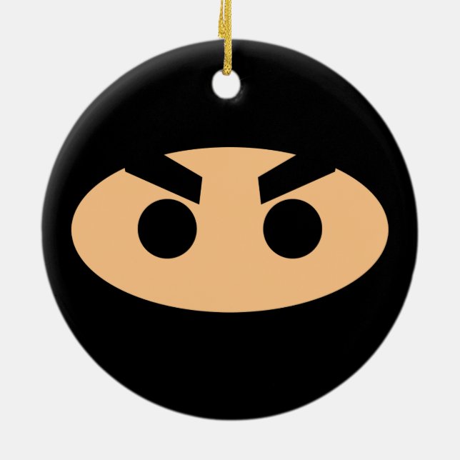 Lil Ninja Julgransprydnad Keramik (Baksidan)