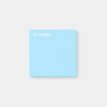 Lil Notes Himlar Blue Post it Notes