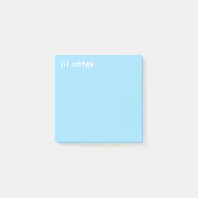 Lil Notes Himlar Blue Post it Notes Post-it Block (Framsida)