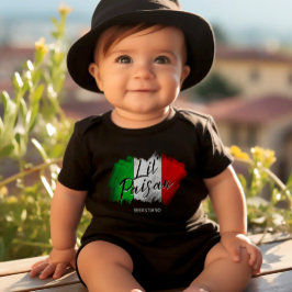 Lil’ Paisan - Funny Italian Heritage Baby Bodysuit T Shirt