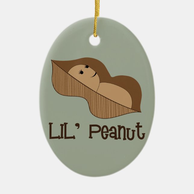 Lil Peanut Julgransprydnad Keramik (Framsidan)