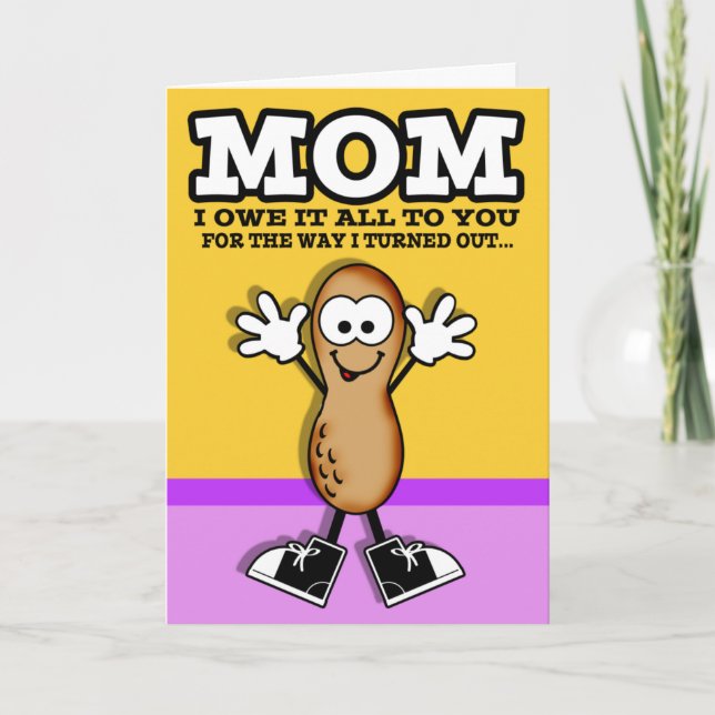 Lil Peanut Mors dag Card Kort (Framsida)