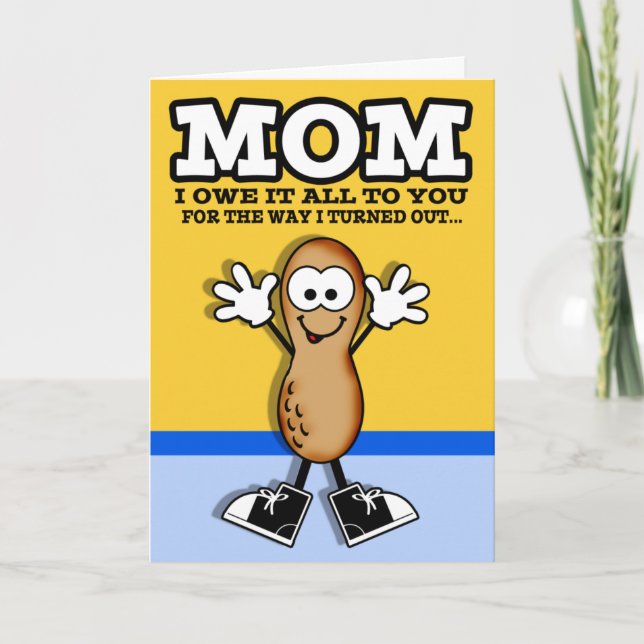 Lil Peanut Mors dag Card Kort (Framsida)