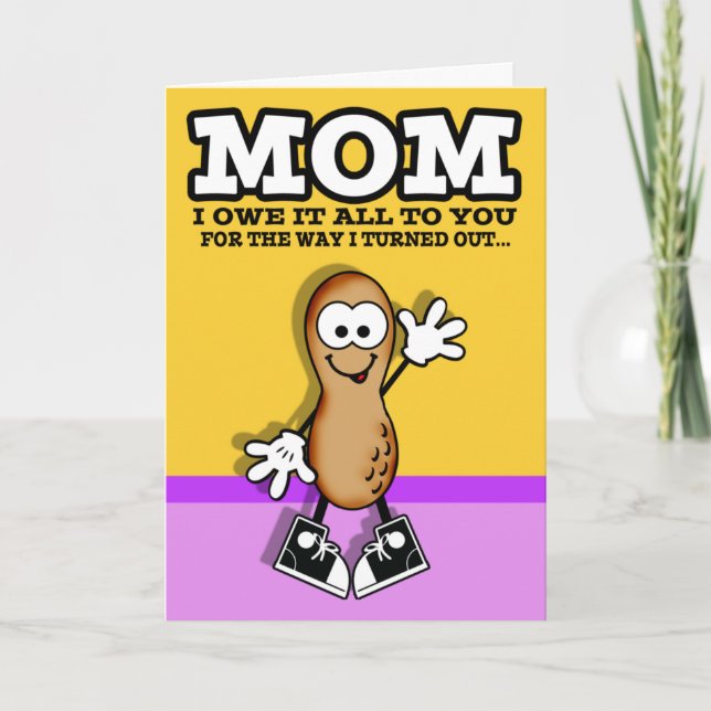 Lil Peanut Mors dag Card Kort (Framsida)