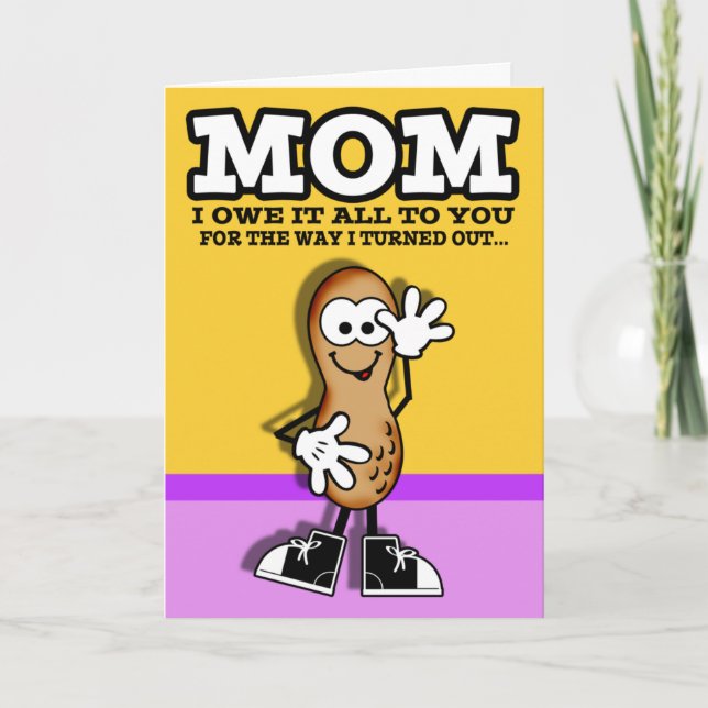 Lil Peanut Mors dag Card Kort (Framsida)