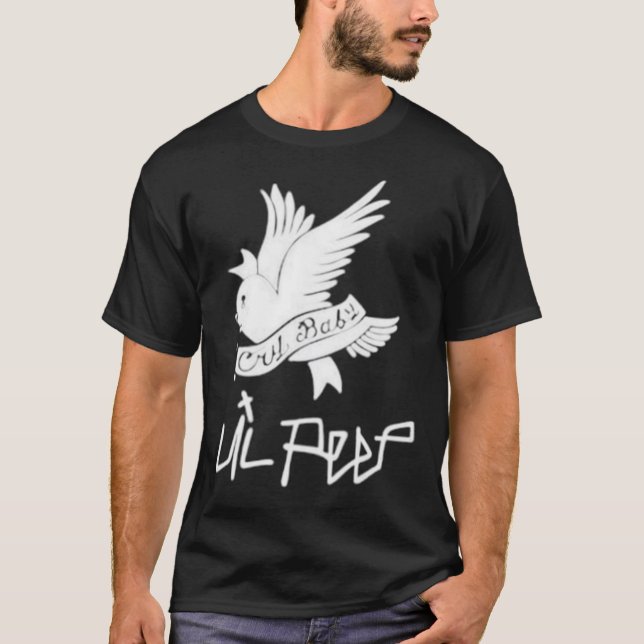 Lil Peep Gråter Baby Classic T-Shirt (Framsida)