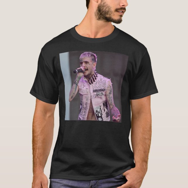 Lil Peep Pinkk Premium T-Shirt (Framsida)