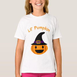 Lil Pumpkin Halloween Kids Design - Cute Pumpkin T Shirt