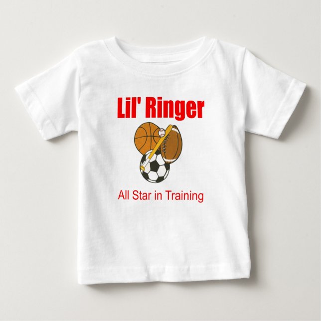 Lil Ringer all stjärna i utbildningsskjorta T Shirt (Framsida)