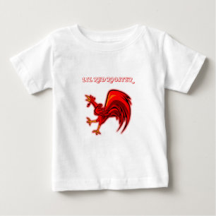 Lil röd tupp t shirt