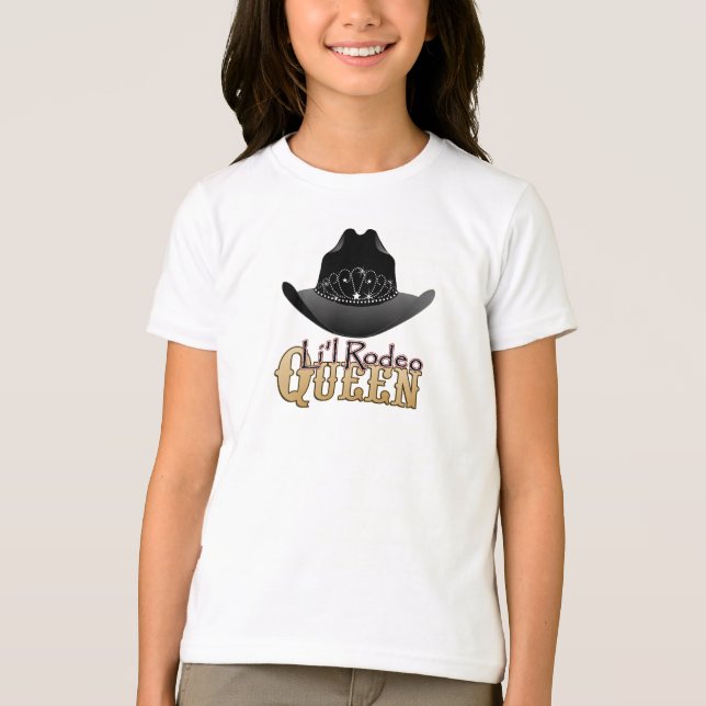 Li'l Rodeo Queen Cowgirl t-shirt (Framsida)