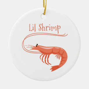 Lil Shrimp Julgransprydnad Keramik