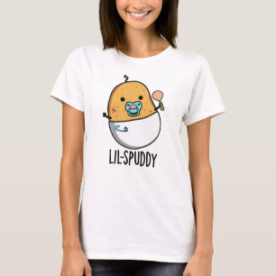 Lil-spuddy Rolig Potatis Puns T Shirt