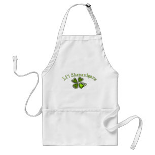 Li'l ståhej en kuslig partyShamrock Cartoonifi Förkläde
