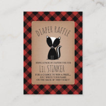 Lil Stinker Skunk Baby Shower Raffle