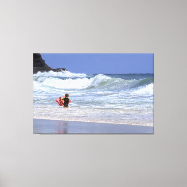 LI'L SURFER DUDE 32 x 48 Canvastryck (Framsida)