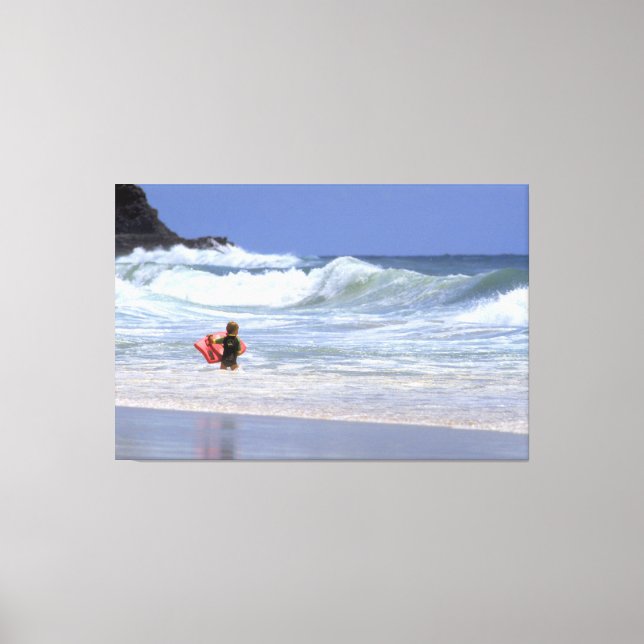 LI'L SURFER DUDE 40 x 60 Canvastryck (Framsida)