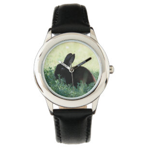 Lil svart kanin armbandsur