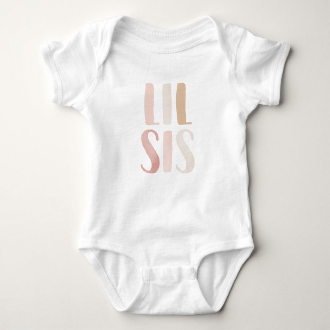 Lil Syrran Baby Sister Girl T Shirt (Framsida)