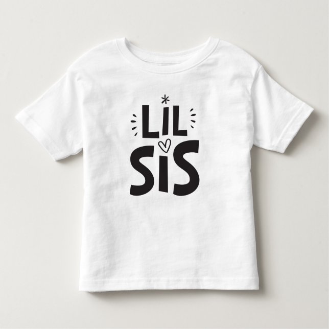 LIL SYRRAN T-SHIRT, modern fet roligt chunky-skand T Shirt (Framsida)
